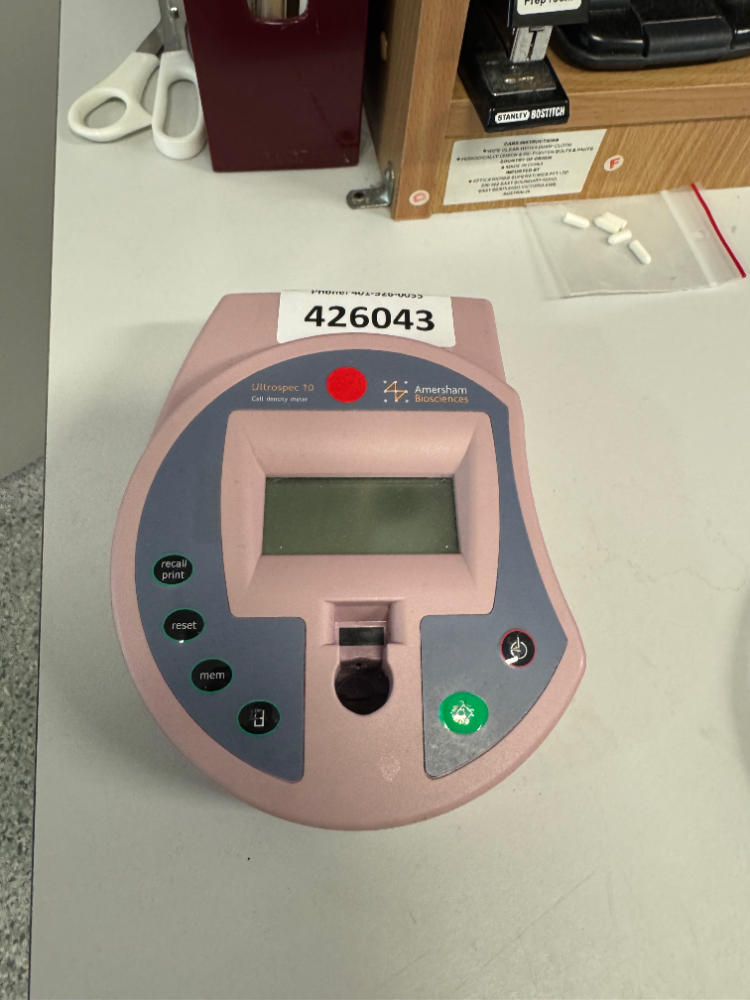 Image of Amersham Biosciences Ultrospec 10 Cell Density Meter